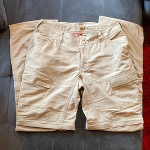 Size 6 NorthFace convertible hiking pants
